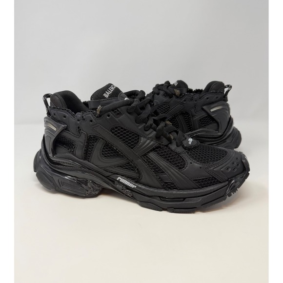 Balenciaga Other - Balenciaga Runner Sneaker Matte Black Size 9 US 42 EU
